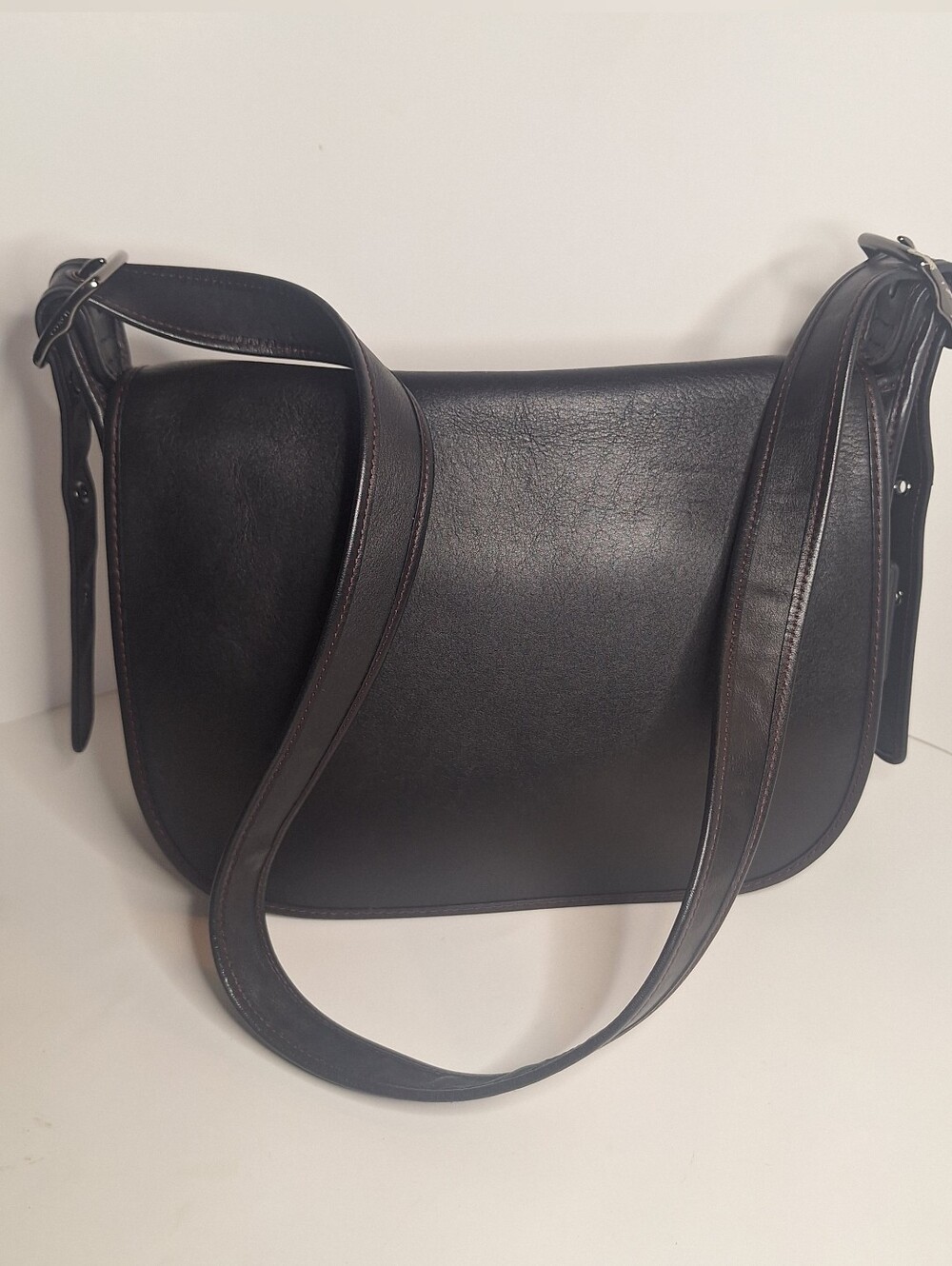 Coach Saddle Bag 75th Anniversary Leather Purse Crossbody 55298 Black Re-edition